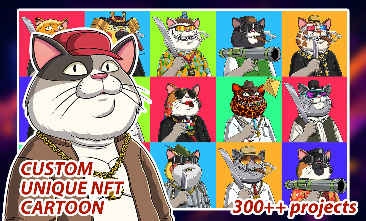 Cartoon NFT collection sample